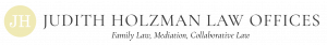 Judith Holzman Law Offices primary logo featuring “JH” icon, serving the Greater Toronto Area.