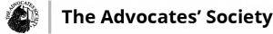 The Advocates’ Society (TAS) logo.